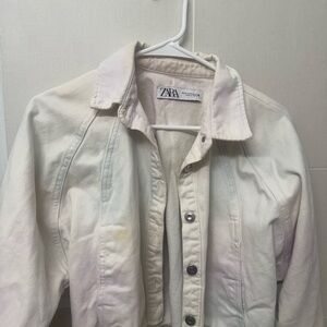 Zara Women's Crop Denim Jacket